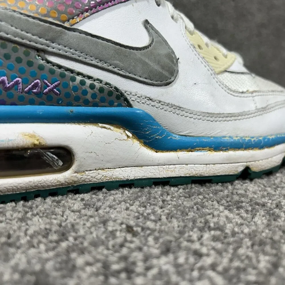 Nike Air Max Wright 378178-103 Women’s Size 8.5 White Athletic Shoes Used